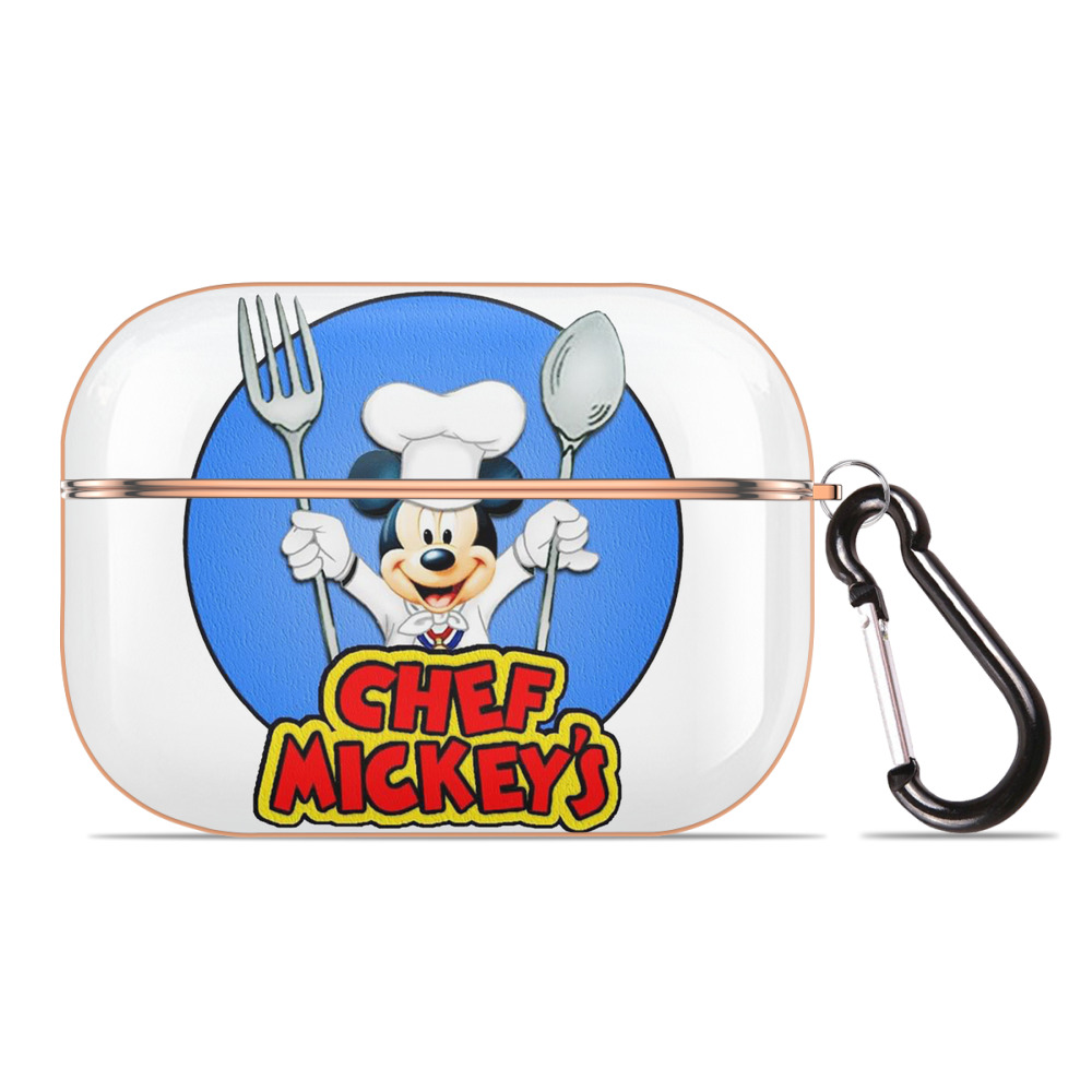 （画像用） ミッキーマウス Mickey Mouse 【AirPods Pro用】ハードシェル保護ケース｜耐衝撃・防指紋・カラビナ付き商品仕様