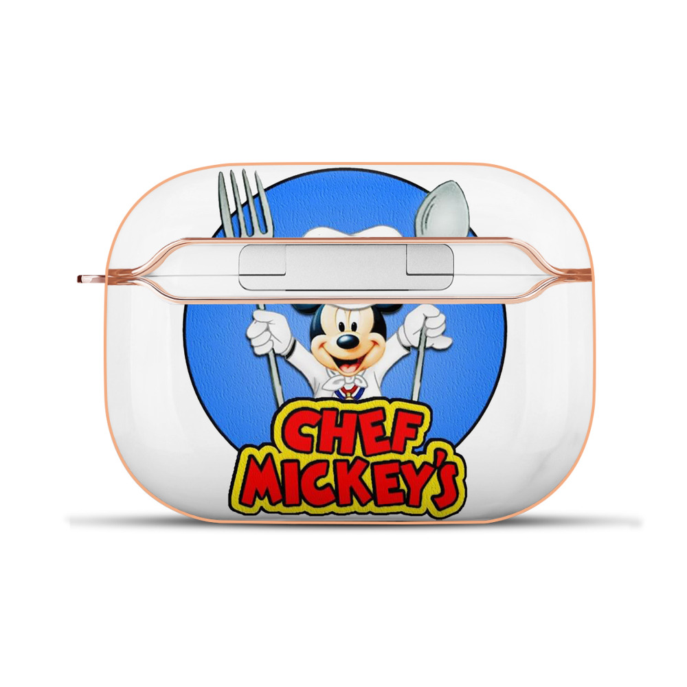 （画像用） ミッキーマウス Mickey Mouse 【AirPods Pro用】ハードシェル保護ケース｜耐衝撃・防指紋・カラビナ付き商品仕様