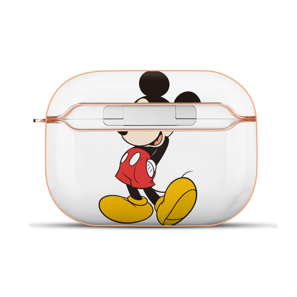 （画像用） ミッキーマウス Mickey Mouse 【AirPods Pro用】ハードシェル保護ケース｜耐衝撃・防指紋・カラビナ付き商品仕様