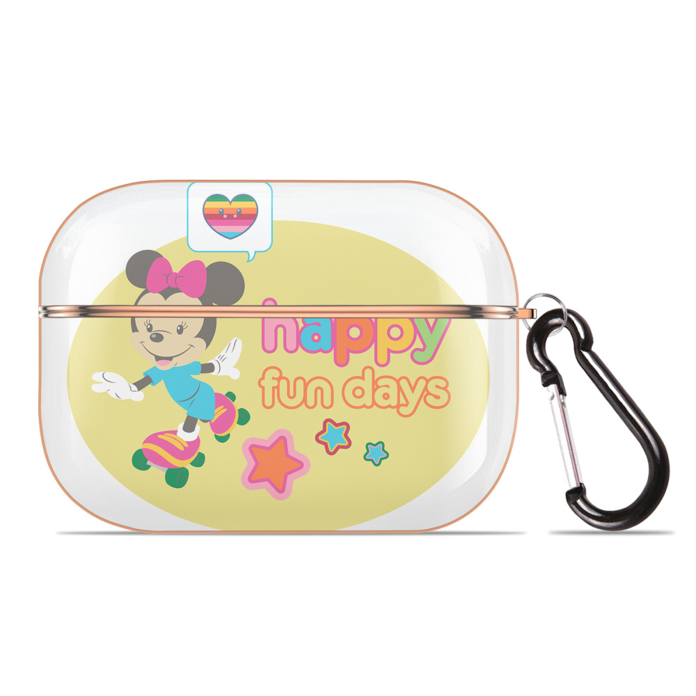 （画像用） ミッキーマウス Mickey Mouse 【AirPods Pro用】ハードシェル保護ケース｜耐衝撃・防指紋・カラビナ付き商品仕様