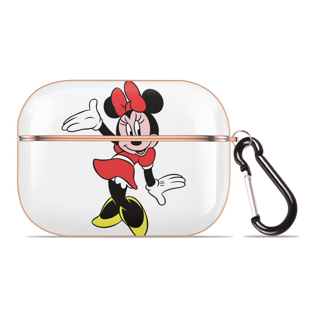 （画像用） ミッキーマウス Mickey Mouse 【AirPods Pro用】ハードシェル保護ケース｜耐衝撃・防指紋・カラビナ付き商品仕様
