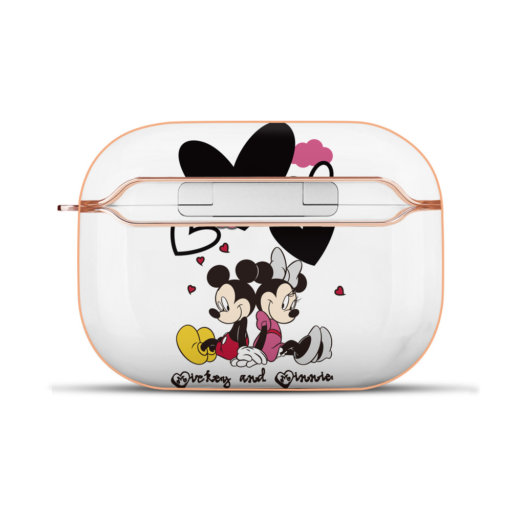 （画像用） ミッキーマウス Mickey Mouse 【AirPods Pro用】ハードシェル保護ケース｜耐衝撃・防指紋・カラビナ付き商品仕様