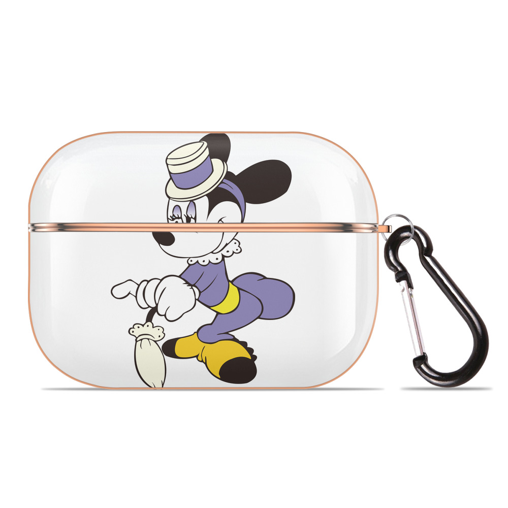 （画像用） ミッキーマウス Mickey Mouse 【AirPods Pro用】ハードシェル保護ケース｜耐衝撃・防指紋・カラビナ付き商品仕様