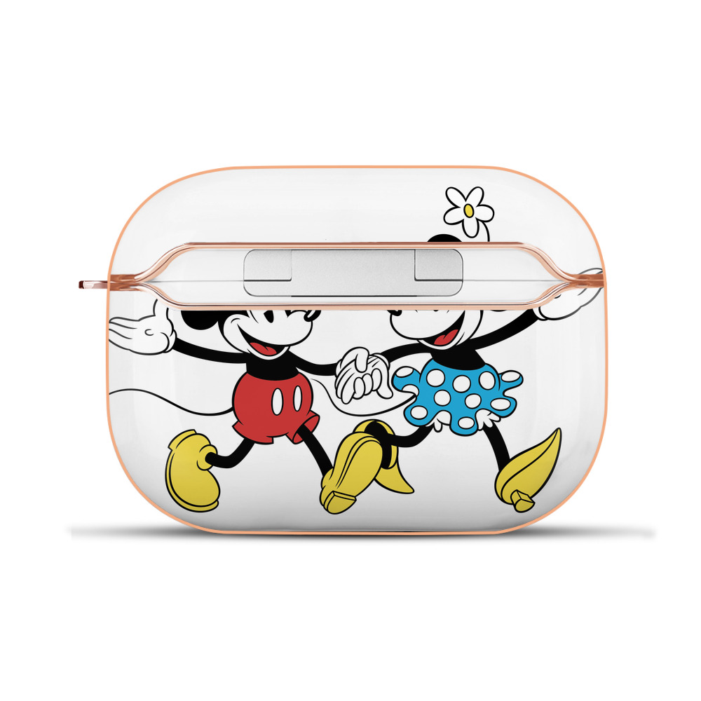 （画像用） ミッキーマウス Mickey Mouse 【AirPods Pro用】ハードシェル保護ケース｜耐衝撃・防指紋・カラビナ付き商品仕様