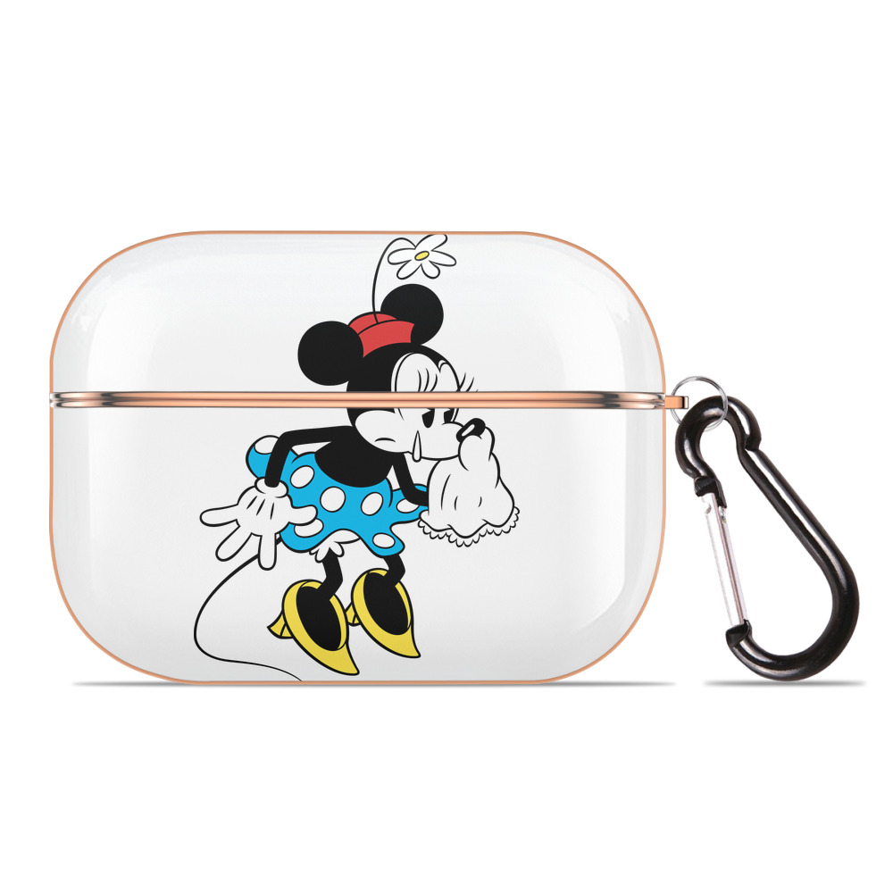 （画像用） ミッキーマウス Mickey Mouse 【AirPods Pro用】ハードシェル保護ケース｜耐衝撃・防指紋・カラビナ付き商品仕様