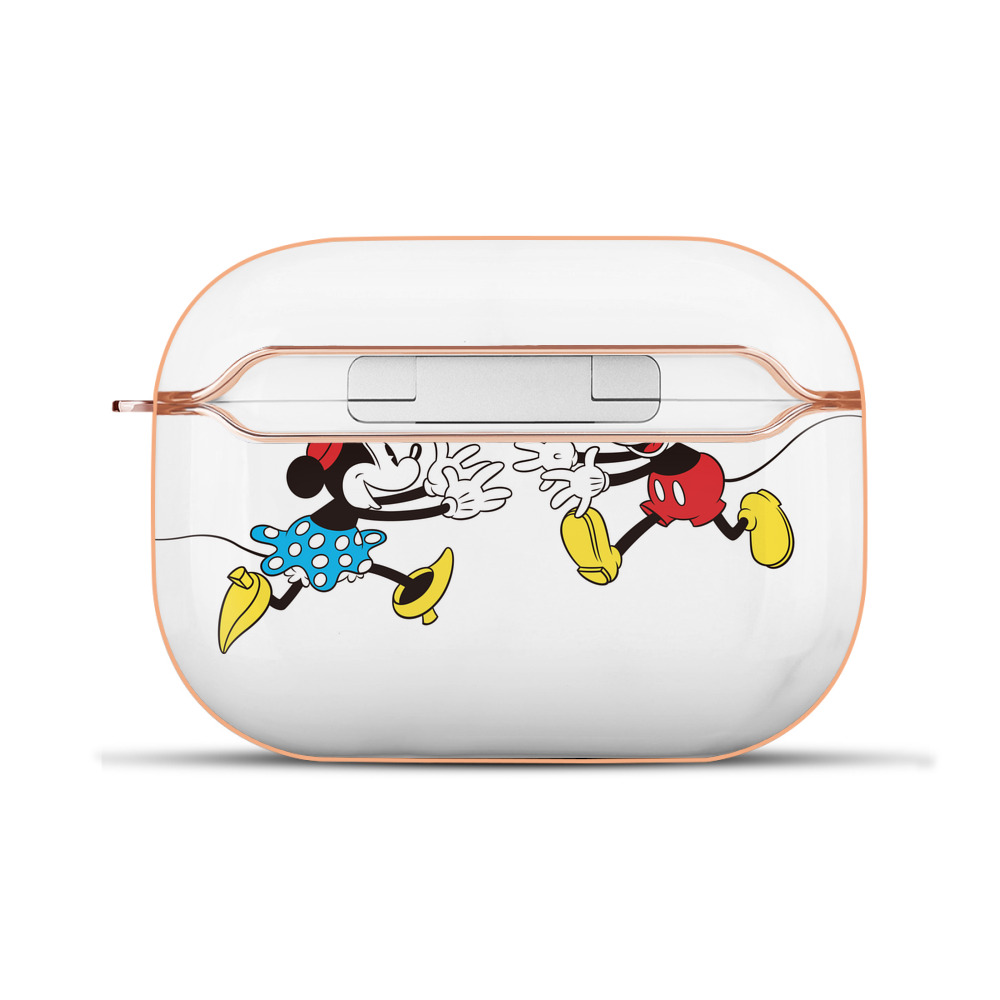 （画像用） ミッキーマウス Mickey Mouse 【AirPods Pro用】ハードシェル保護ケース｜耐衝撃・防指紋・カラビナ付き商品仕様