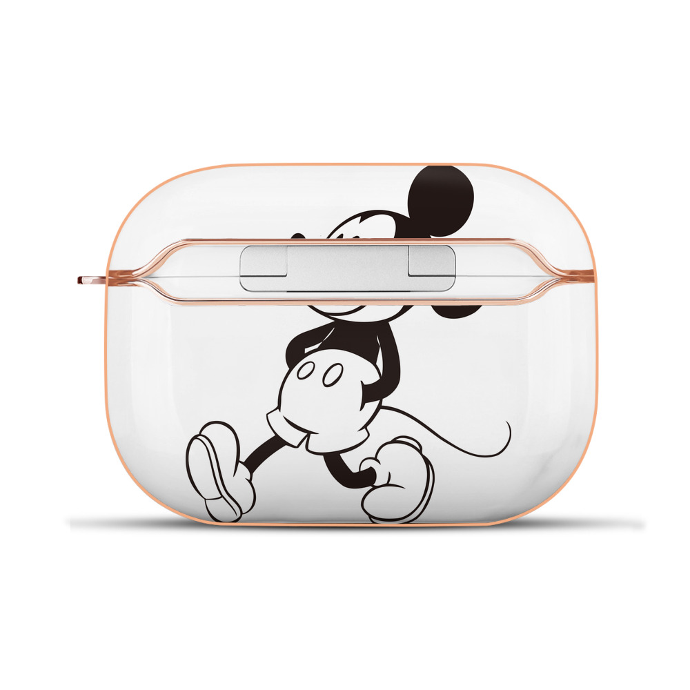 （画像用） ミッキーマウス Mickey Mouse 【AirPods Pro用】ハードシェル保護ケース｜耐衝撃・防指紋・カラビナ付き商品仕様