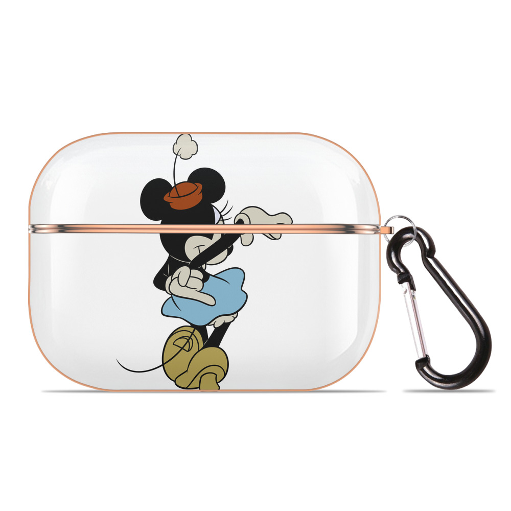 （画像用） ミッキーマウス Mickey Mouse 【AirPods Pro用】ハードシェル保護ケース｜耐衝撃・防指紋・カラビナ付き商品仕様
