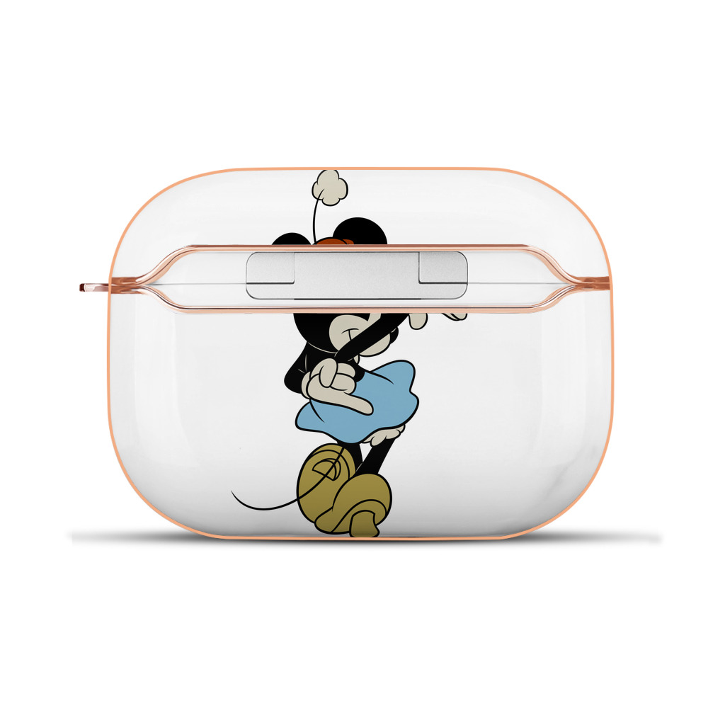 （画像用） ミッキーマウス Mickey Mouse 【AirPods Pro用】ハードシェル保護ケース｜耐衝撃・防指紋・カラビナ付き商品仕様