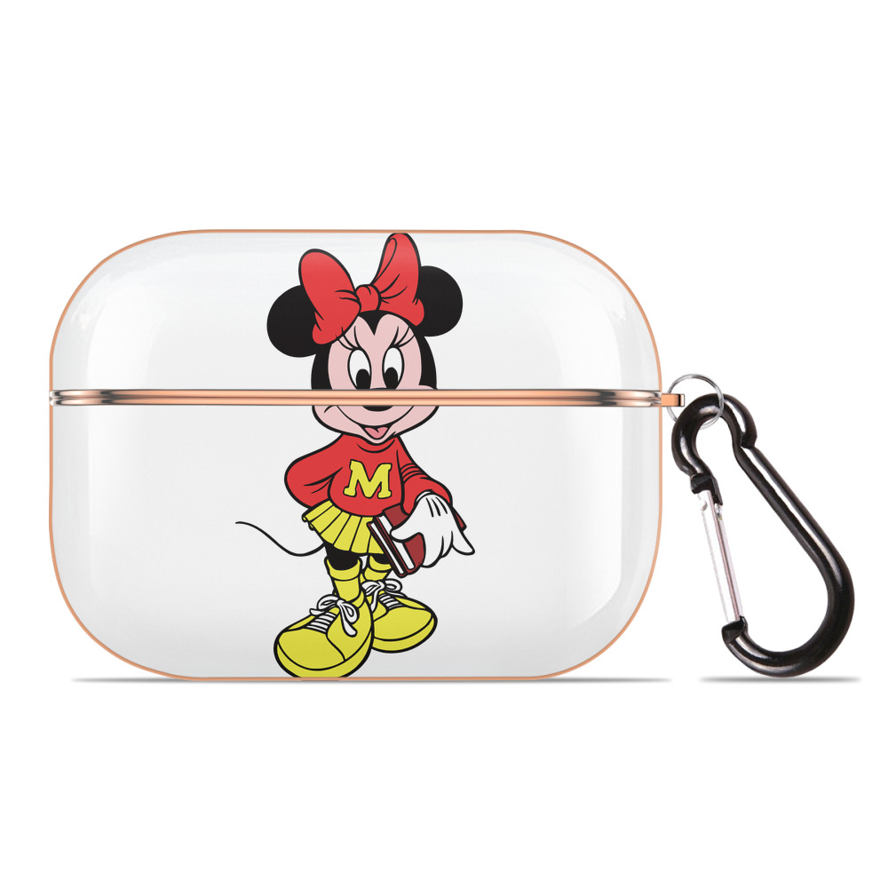 （画像用） ミッキーマウス Mickey Mouse 【AirPods Pro用】ハードシェル保護ケース｜耐衝撃・防指紋・カラビナ付き商品仕様