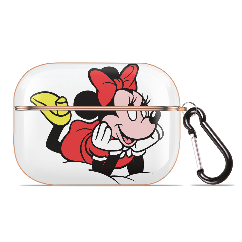 （画像用） ミッキーマウス Mickey Mouse 【AirPods Pro用】ハードシェル保護ケース｜耐衝撃・防指紋・カラビナ付き商品仕様