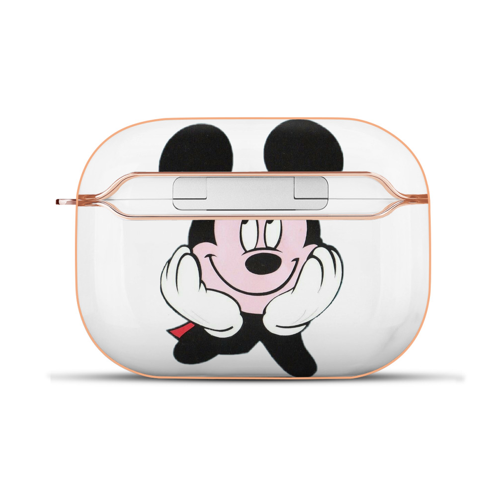 （画像用） ミッキーマウス Mickey Mouse 【AirPods Pro用】ハードシェル保護ケース｜耐衝撃・防指紋・カラビナ付き商品仕様