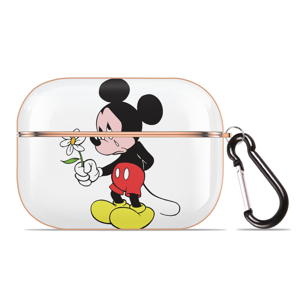 （画像用） ミッキーマウス Mickey Mouse 【AirPods Pro用】ハードシェル保護ケース｜耐衝撃・防指紋・カラビナ付き商品仕様