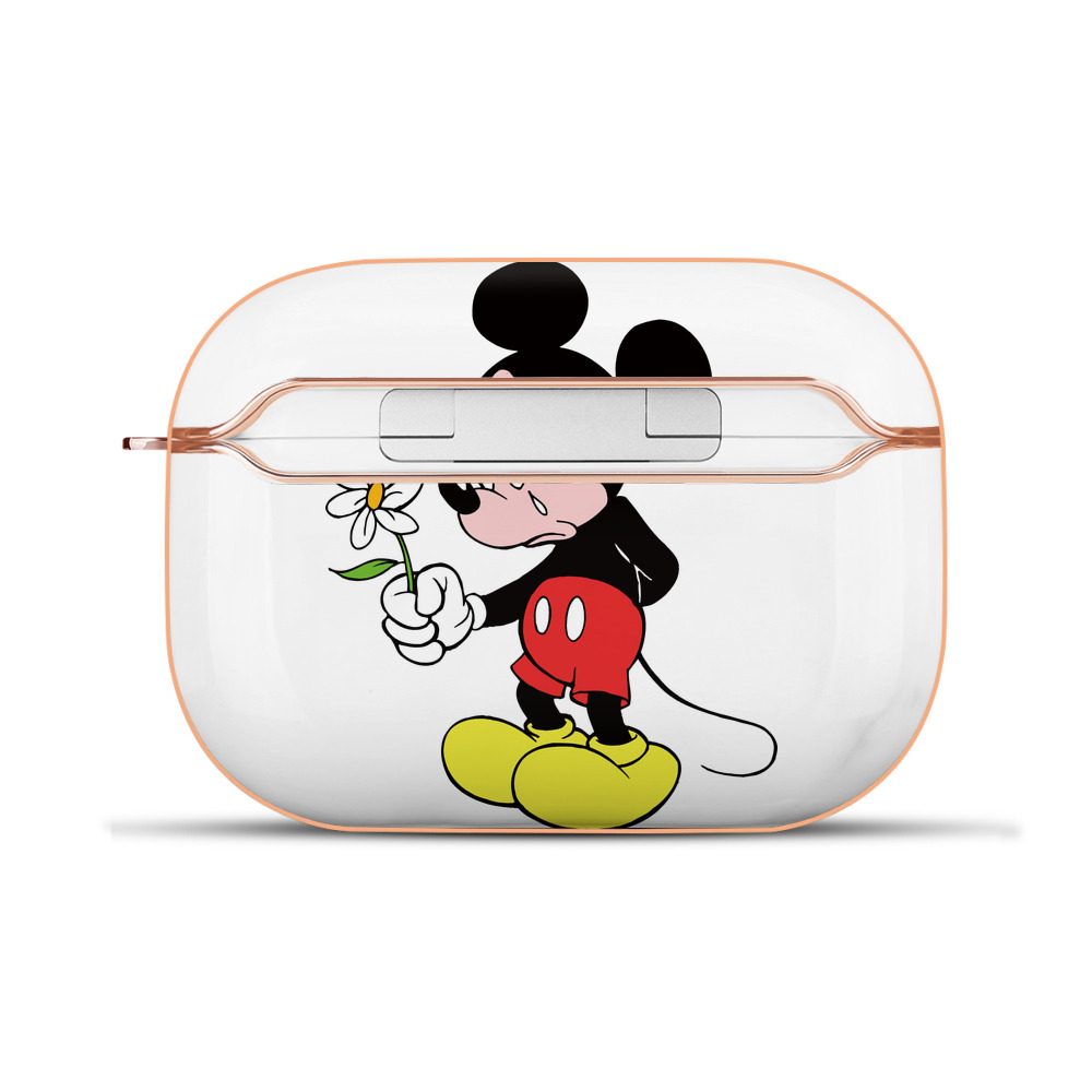 （画像用） ミッキーマウス Mickey Mouse 【AirPods Pro用】ハードシェル保護ケース｜耐衝撃・防指紋・カラビナ付き商品仕様