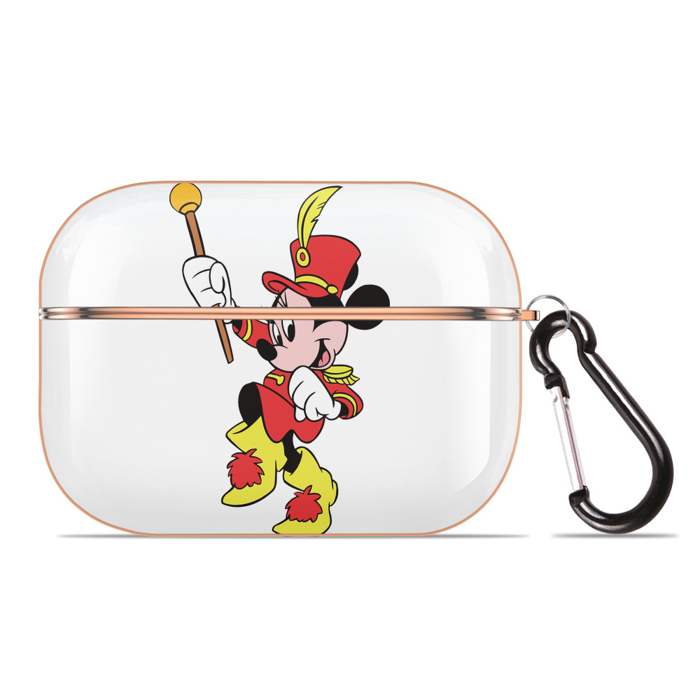 （画像用） ミッキーマウス Mickey Mouse 【AirPods Pro用】ハードシェル保護ケース｜耐衝撃・防指紋・カラビナ付き商品仕様