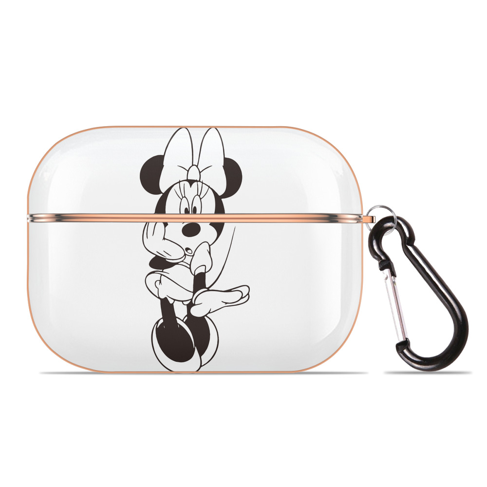 （画像用） ミッキーマウス Mickey Mouse 【AirPods Pro用】ハードシェル保護ケース｜耐衝撃・防指紋・カラビナ付き商品仕様