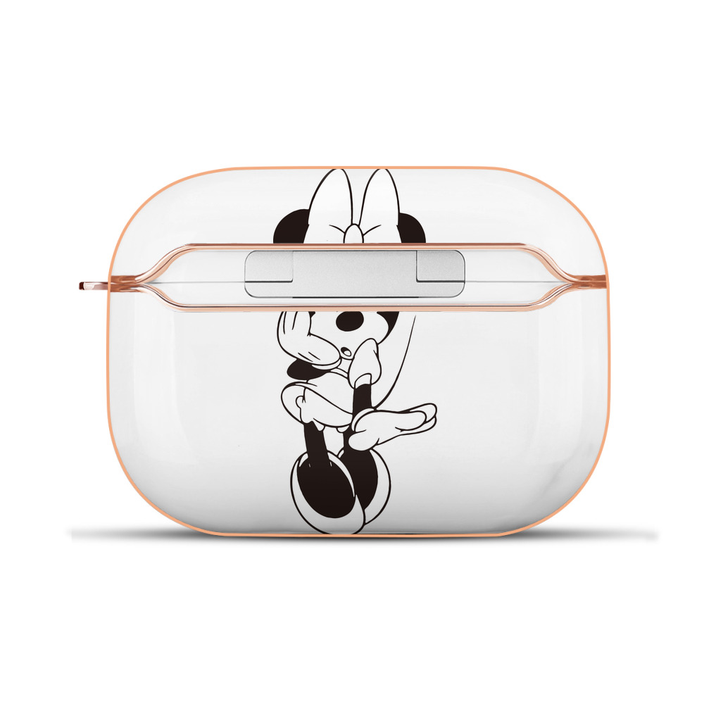 （画像用） ミッキーマウス Mickey Mouse 【AirPods Pro用】ハードシェル保護ケース｜耐衝撃・防指紋・カラビナ付き商品仕様