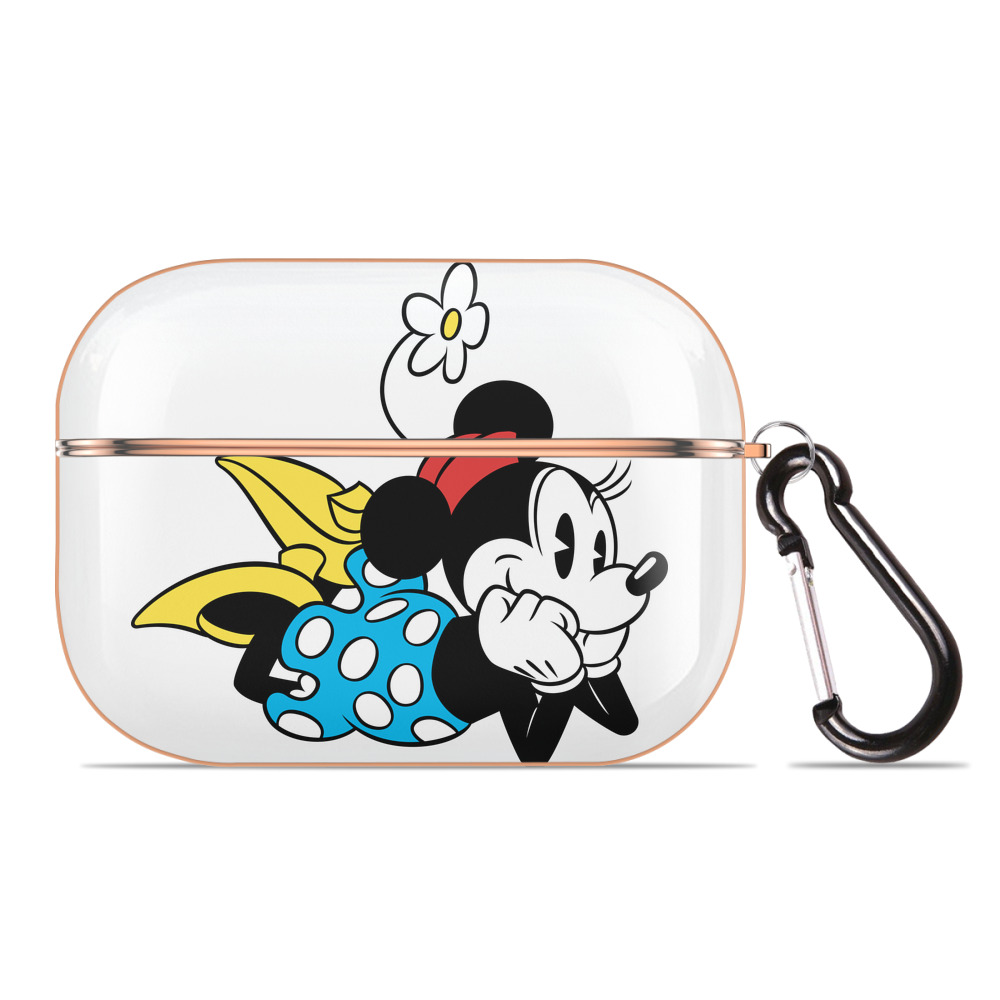 （画像用） ミッキーマウス Mickey Mouse 【AirPods Pro用】ハードシェル保護ケース｜耐衝撃・防指紋・カラビナ付き商品仕様