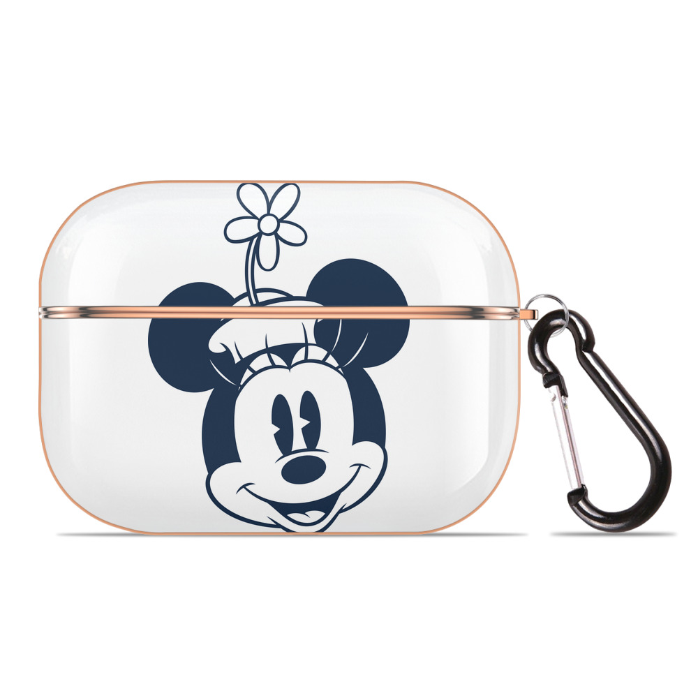 （画像用） ミッキーマウス Mickey Mouse 【AirPods Pro用】ハードシェル保護ケース｜耐衝撃・防指紋・カラビナ付き商品仕様