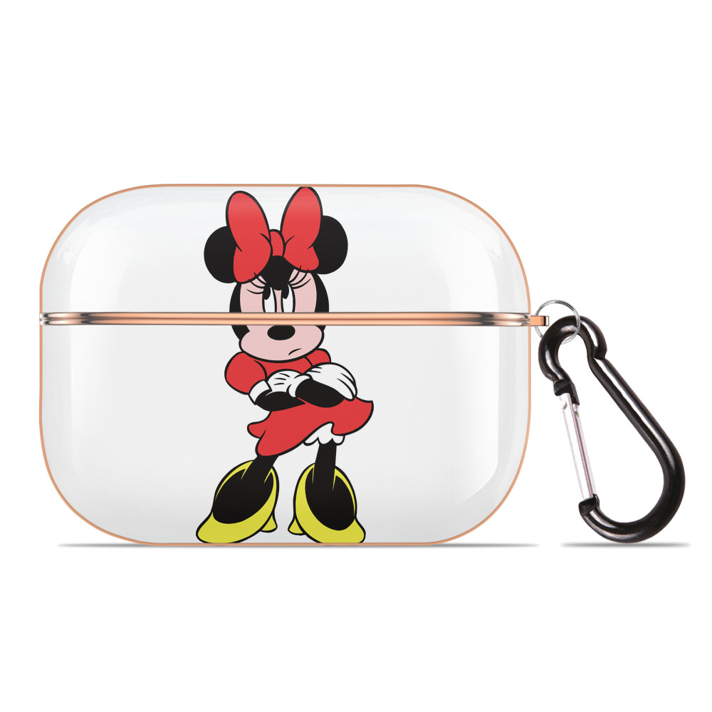 （画像用） ミッキーマウス Mickey Mouse 【AirPods Pro用】ハードシェル保護ケース｜耐衝撃・防指紋・カラビナ付き商品仕様