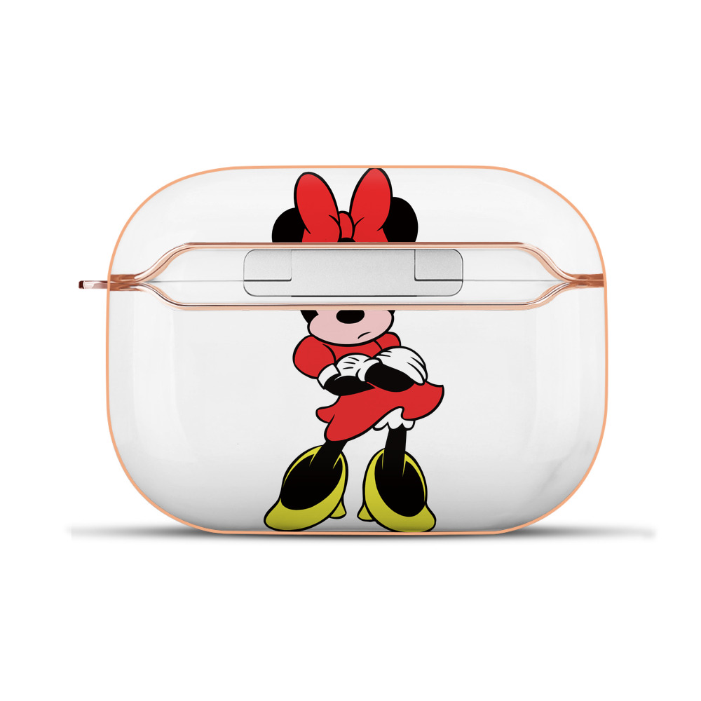（画像用） ミッキーマウス Mickey Mouse 【AirPods Pro用】ハードシェル保護ケース｜耐衝撃・防指紋・カラビナ付き商品仕様