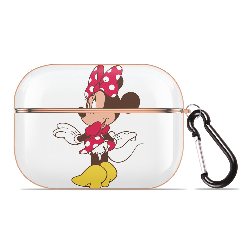（画像用） ミッキーマウス Mickey Mouse 【AirPods Pro用】ハードシェル保護ケース｜耐衝撃・防指紋・カラビナ付き商品仕様