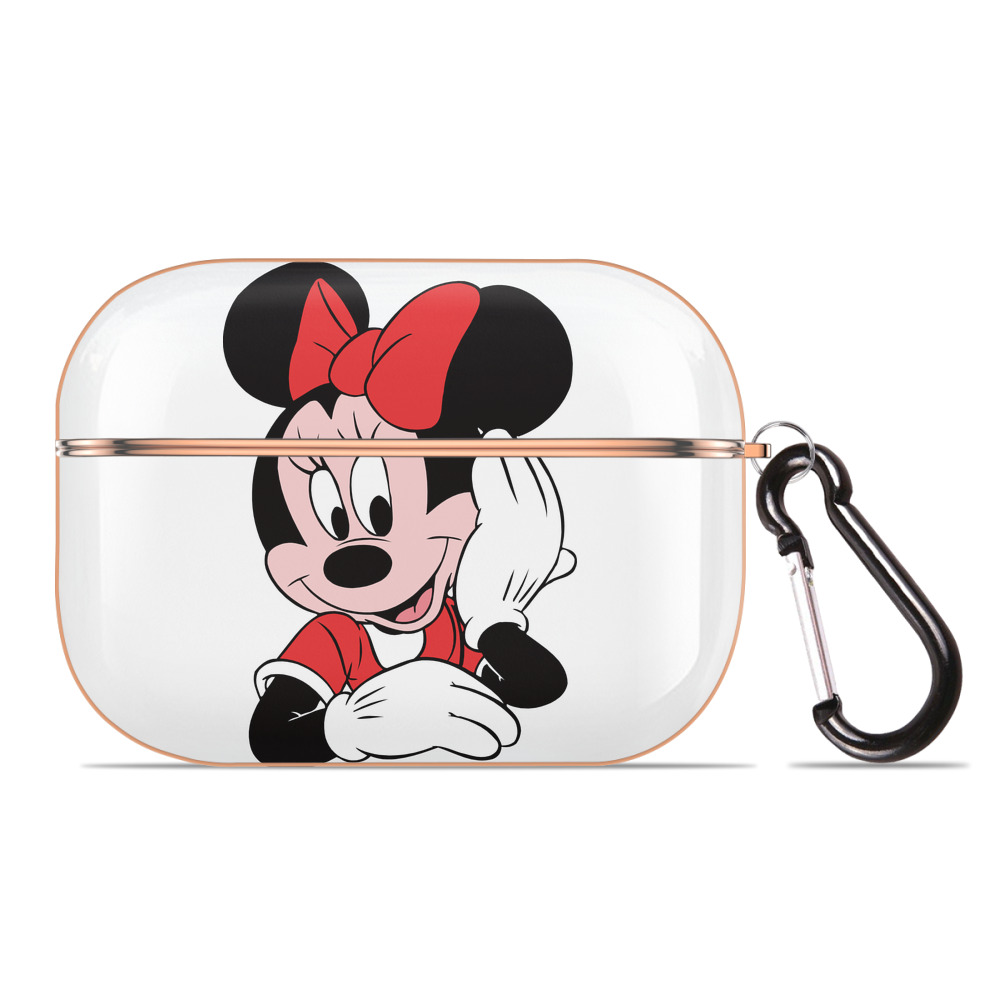 （画像用） ミッキーマウス Mickey Mouse 【AirPods Pro用】ハードシェル保護ケース｜耐衝撃・防指紋・カラビナ付き商品仕様