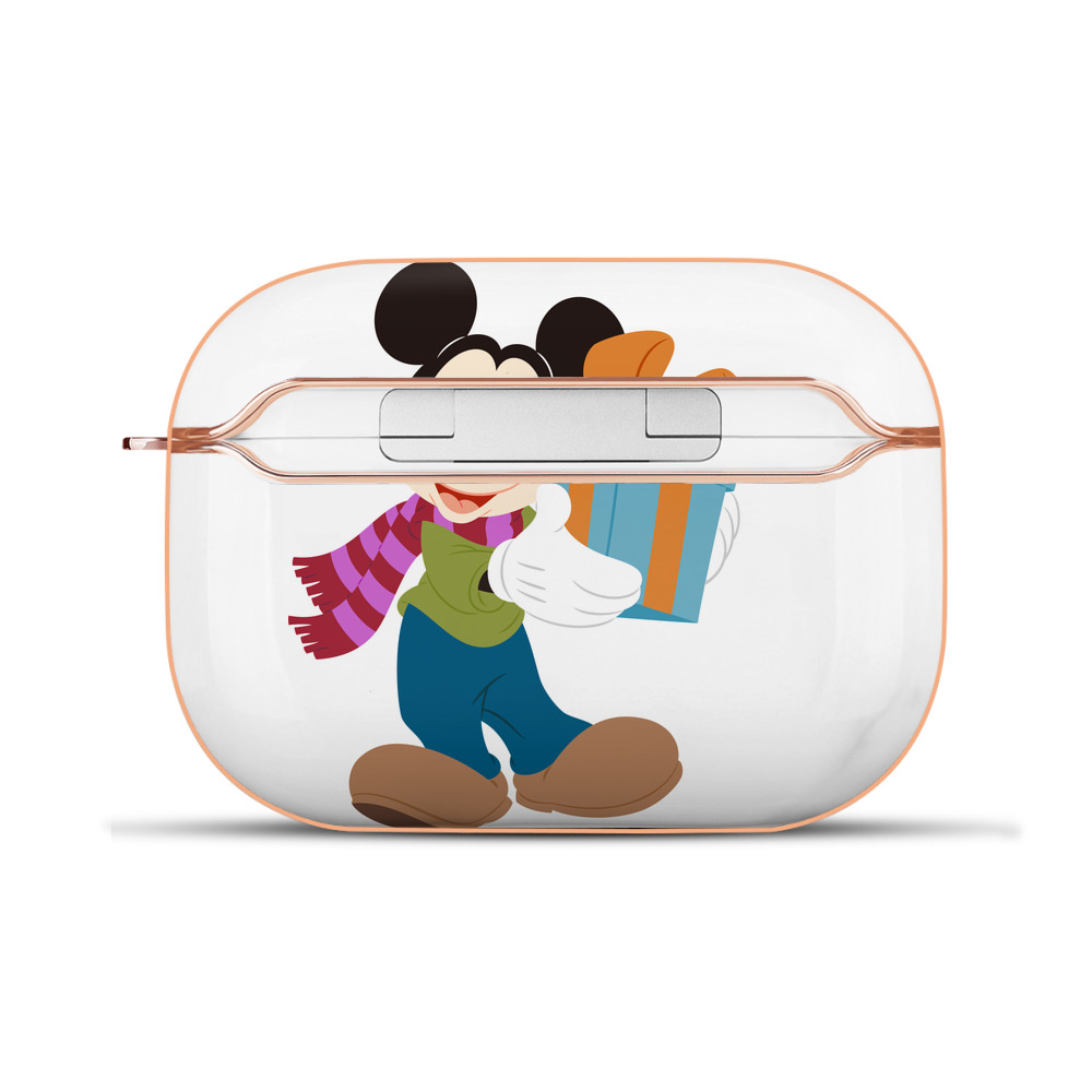 （画像用） ミッキーマウス Mickey Mouse 【AirPods Pro用】ハードシェル保護ケース｜耐衝撃・防指紋・カラビナ付き商品仕様