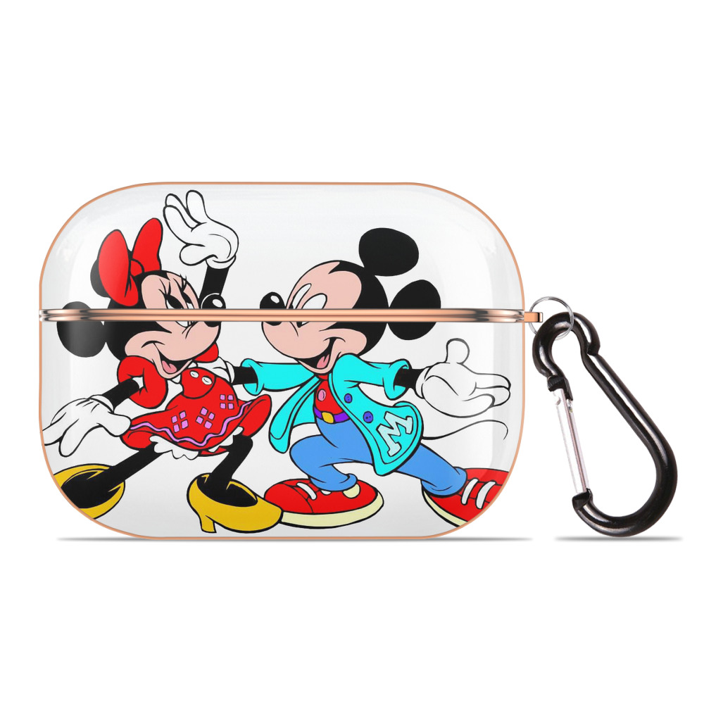 （画像用） ミッキーマウス Mickey Mouse 【AirPods Pro用】ハードシェル保護ケース｜耐衝撃・防指紋・カラビナ付き商品仕様