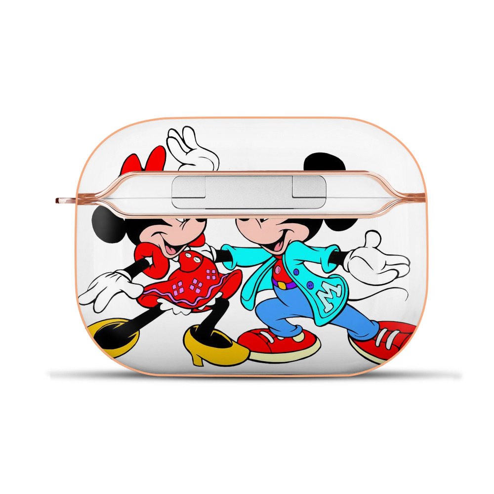 （画像用） ミッキーマウス Mickey Mouse 【AirPods Pro用】ハードシェル保護ケース｜耐衝撃・防指紋・カラビナ付き商品仕様