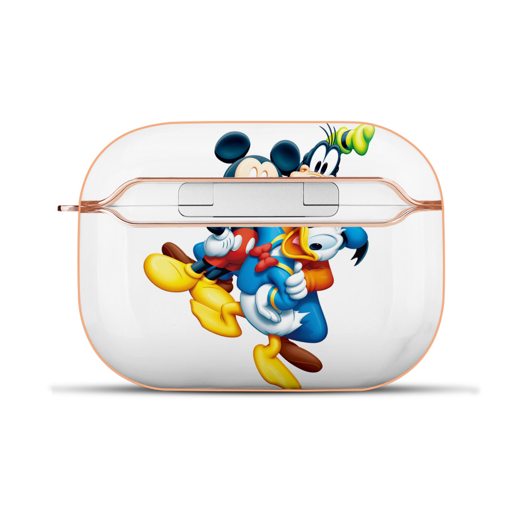 （画像用） ミッキーマウス Mickey Mouse 【AirPods Pro用】ハードシェル保護ケース｜耐衝撃・防指紋・カラビナ付き商品仕様