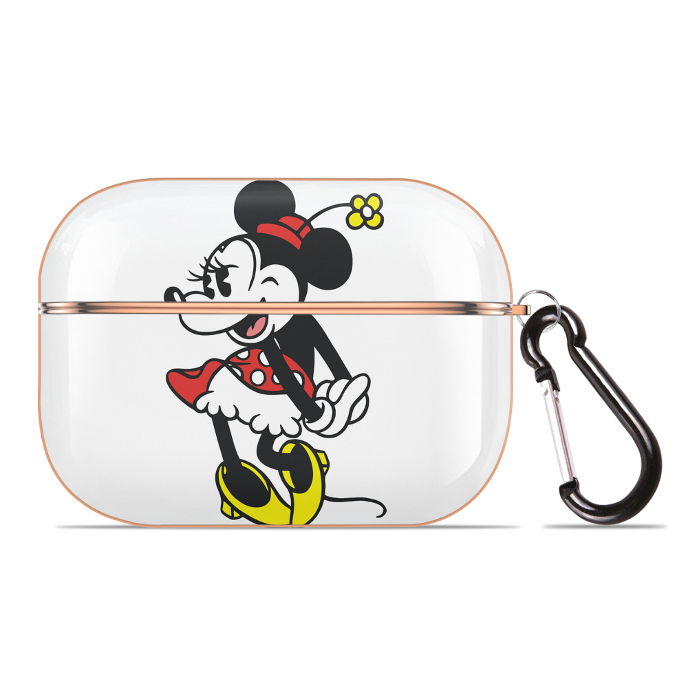 （画像用） ミッキーマウス Mickey Mouse 【AirPods Pro用】ハードシェル保護ケース｜耐衝撃・防指紋・カラビナ付き商品仕様