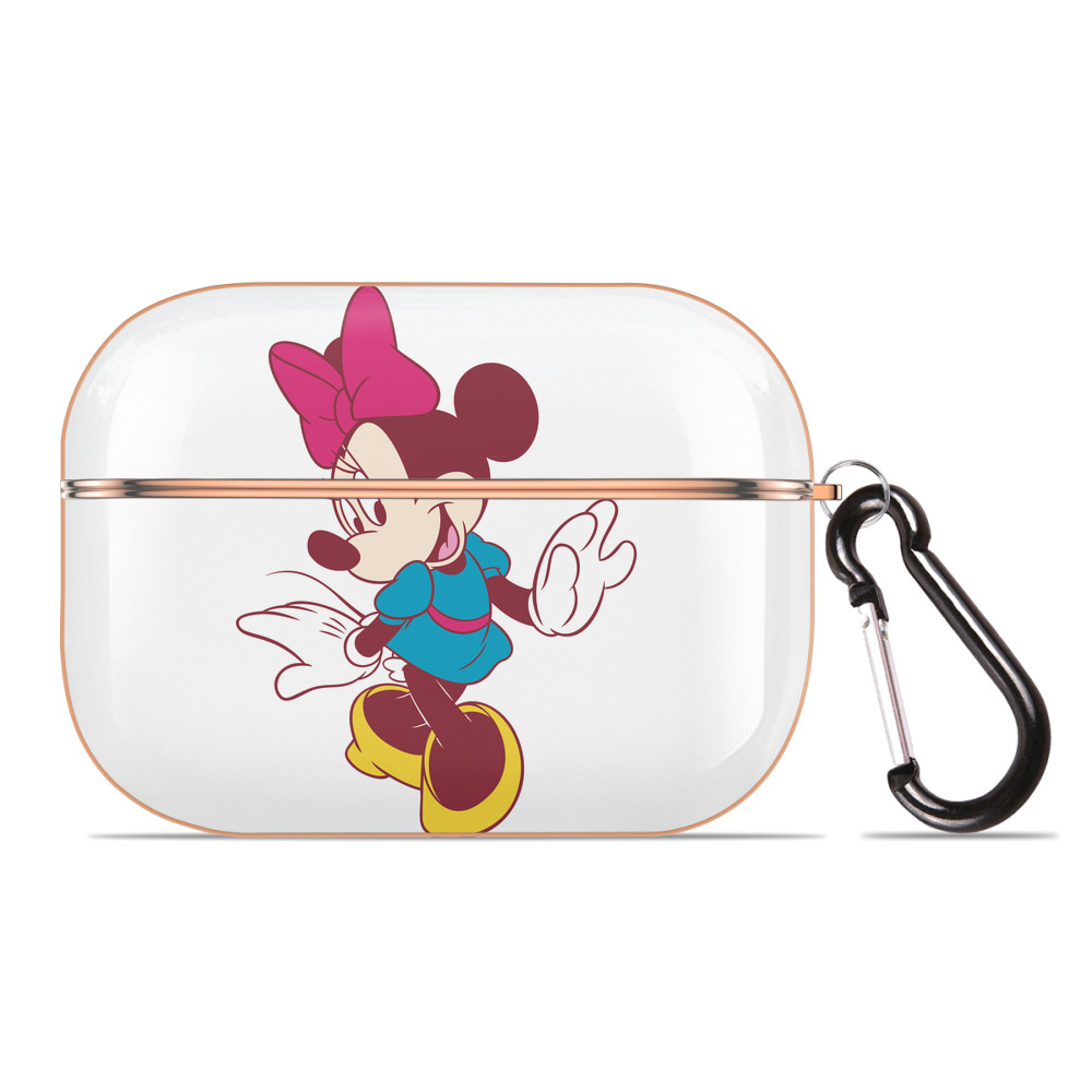 （画像用） ミッキーマウス Mickey Mouse 【AirPods Pro用】ハードシェル保護ケース｜耐衝撃・防指紋・カラビナ付き商品仕様