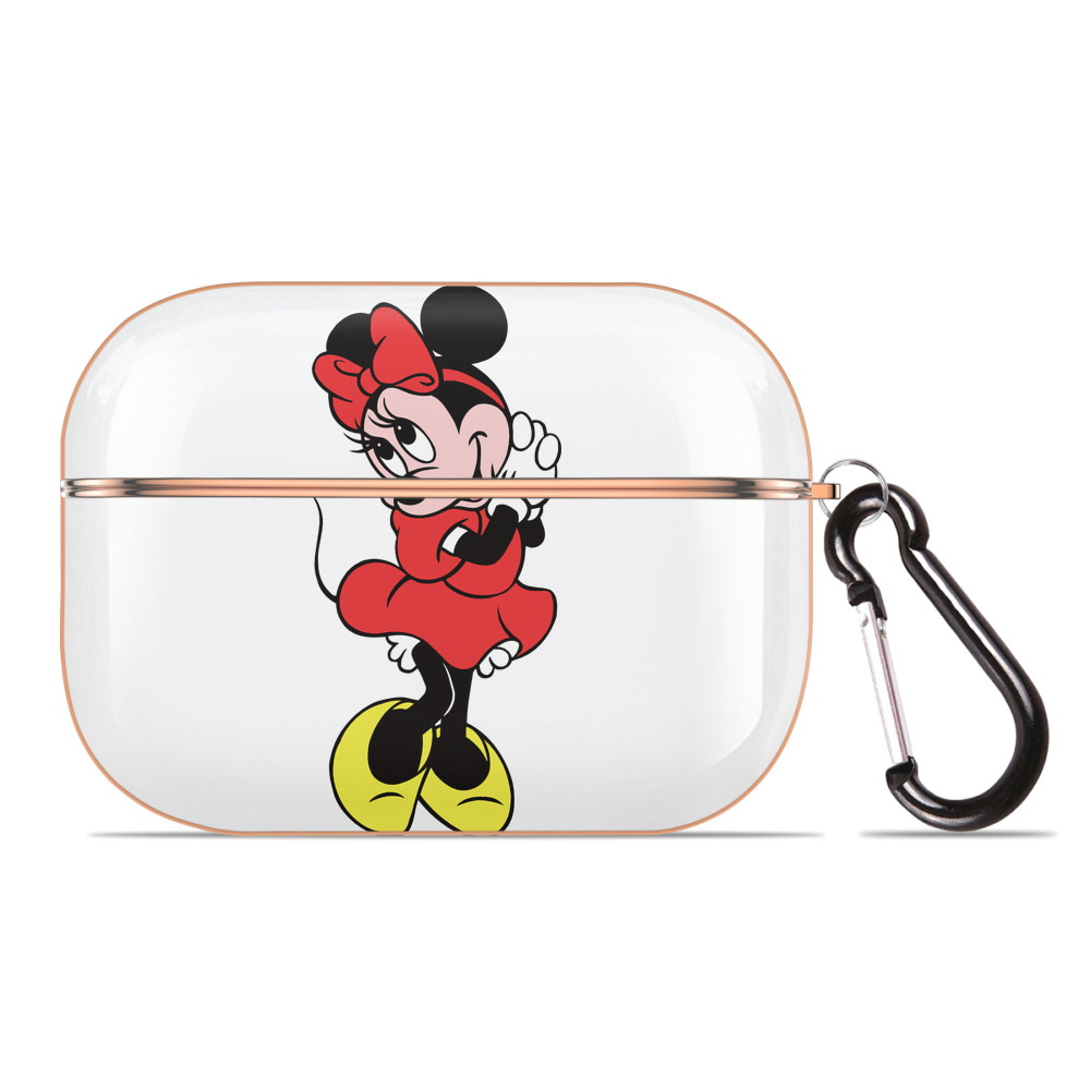 （画像用） ミッキーマウス Mickey Mouse 【AirPods Pro用】ハードシェル保護ケース｜耐衝撃・防指紋・カラビナ付き商品仕様