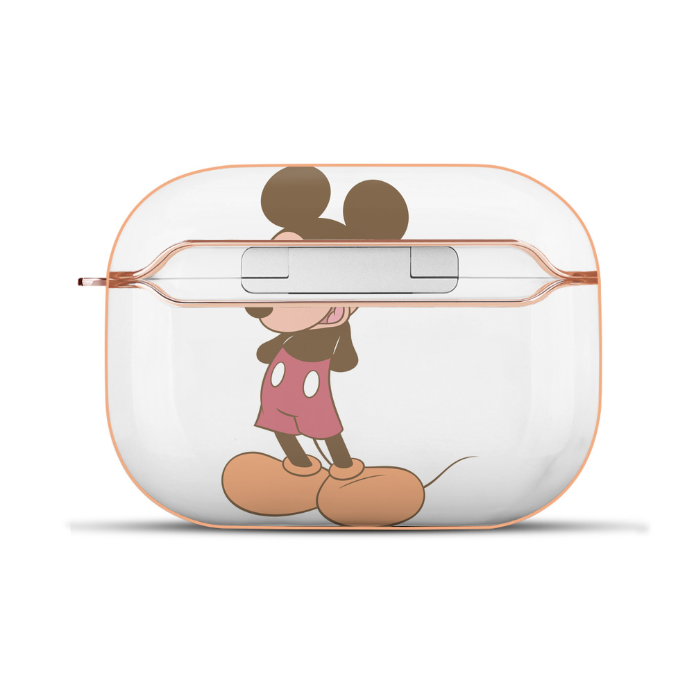 （画像用） ミッキーマウス Mickey Mouse 【AirPods Pro用】ハードシェル保護ケース｜耐衝撃・防指紋・カラビナ付き商品仕様