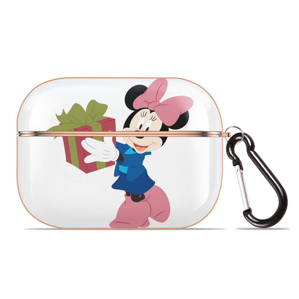 （画像用） ミッキーマウス Mickey Mouse 【AirPods Pro用】ハードシェル保護ケース｜耐衝撃・防指紋・カラビナ付き商品仕様