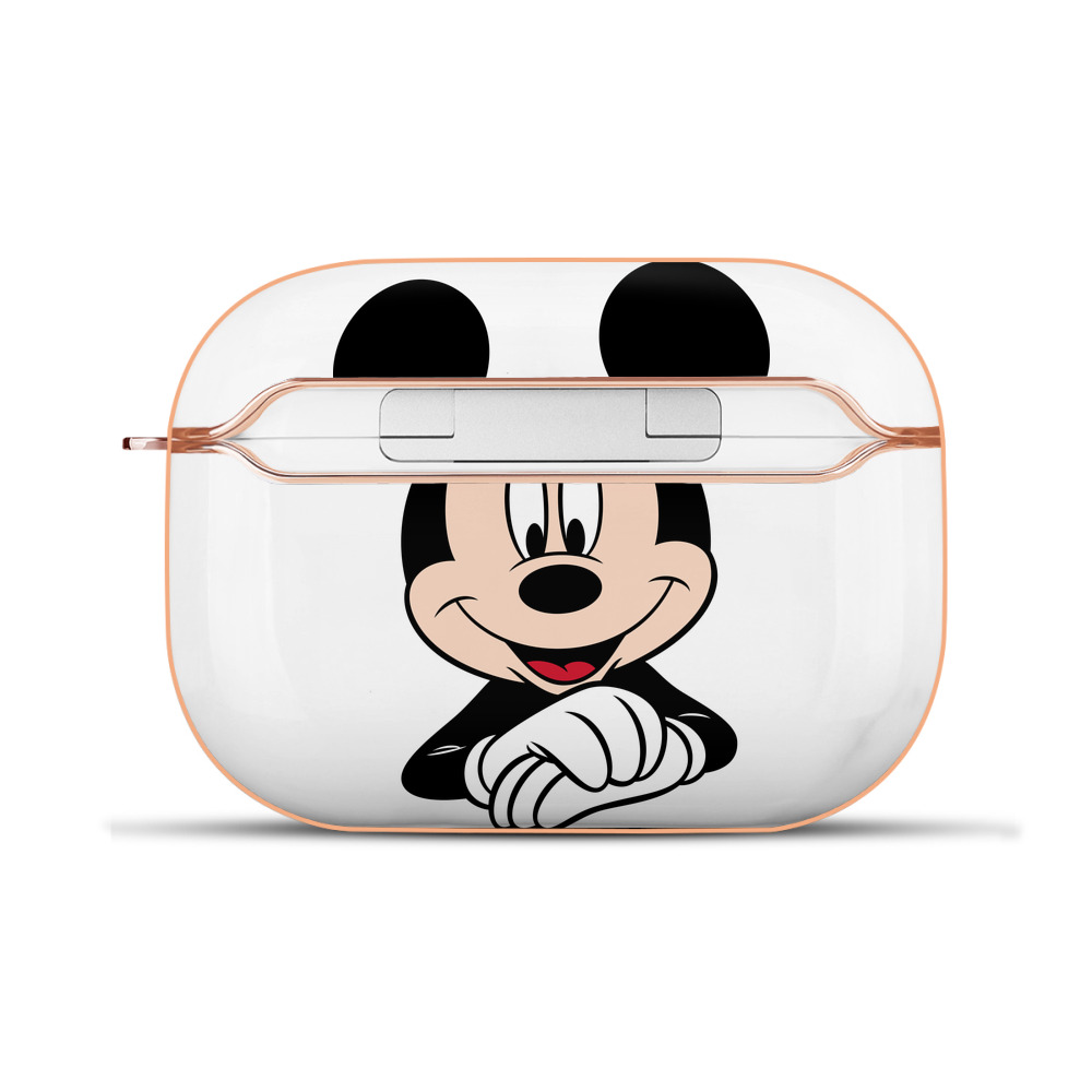 （画像用） ミッキーマウス Mickey Mouse 【AirPods Pro用】ハードシェル保護ケース｜耐衝撃・防指紋・カラビナ付き商品仕様