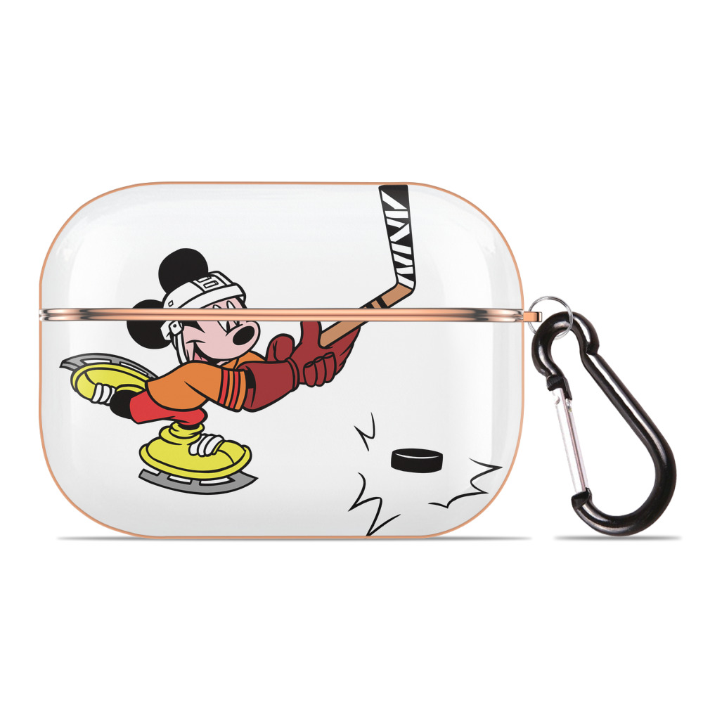 （画像用） ミッキーマウス Mickey Mouse 【AirPods Pro用】ハードシェル保護ケース｜耐衝撃・防指紋・カラビナ付き商品仕様