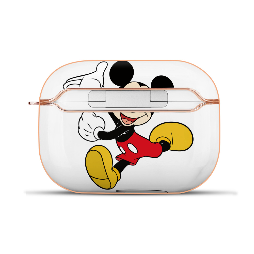 （画像用） ミッキーマウス Mickey Mouse 【AirPods Pro用】ハードシェル保護ケース｜耐衝撃・防指紋・カラビナ付き商品仕様
