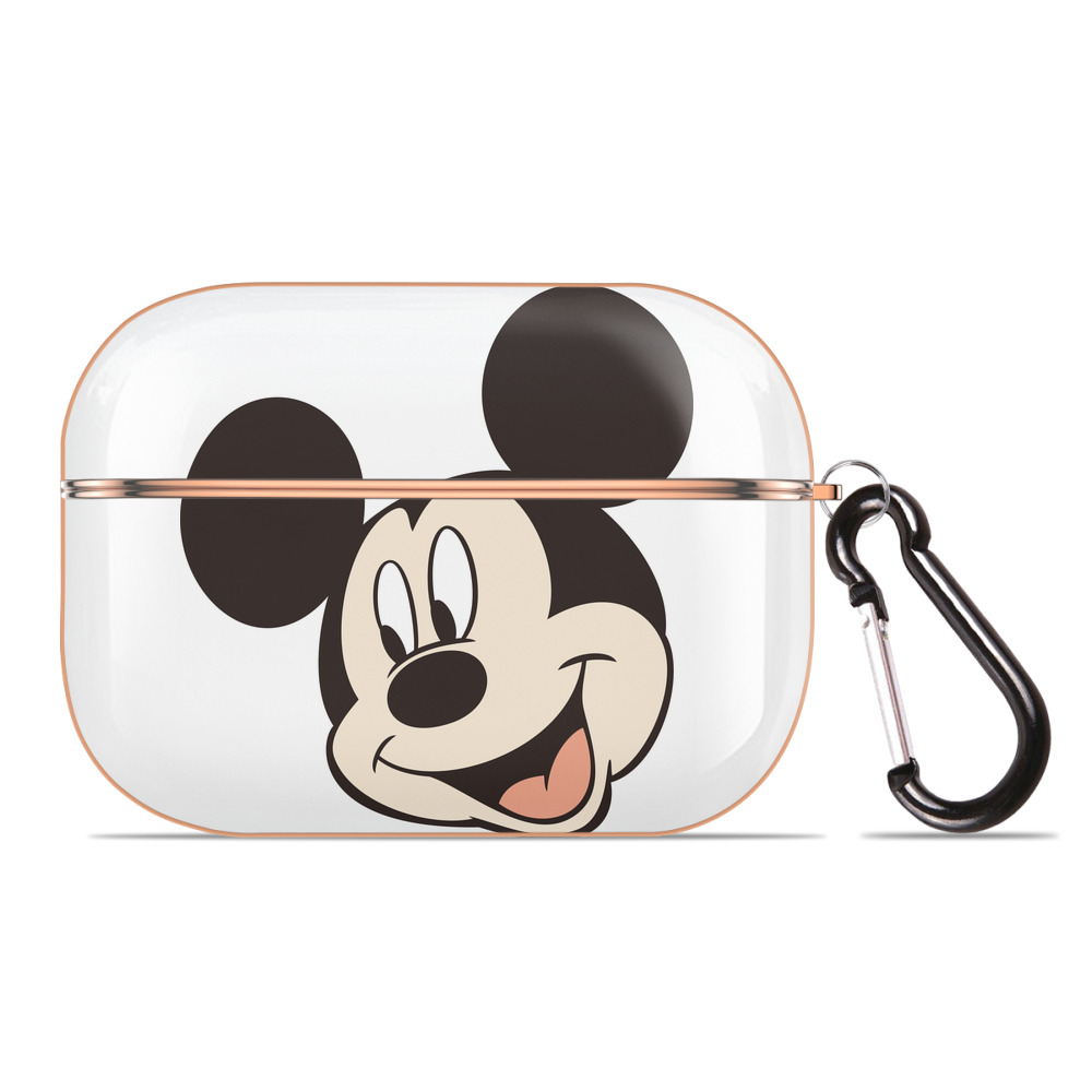 （画像用） ミッキーマウス Mickey Mouse 【AirPods Pro用】ハードシェル保護ケース｜耐衝撃・防指紋・カラビナ付き商品仕様