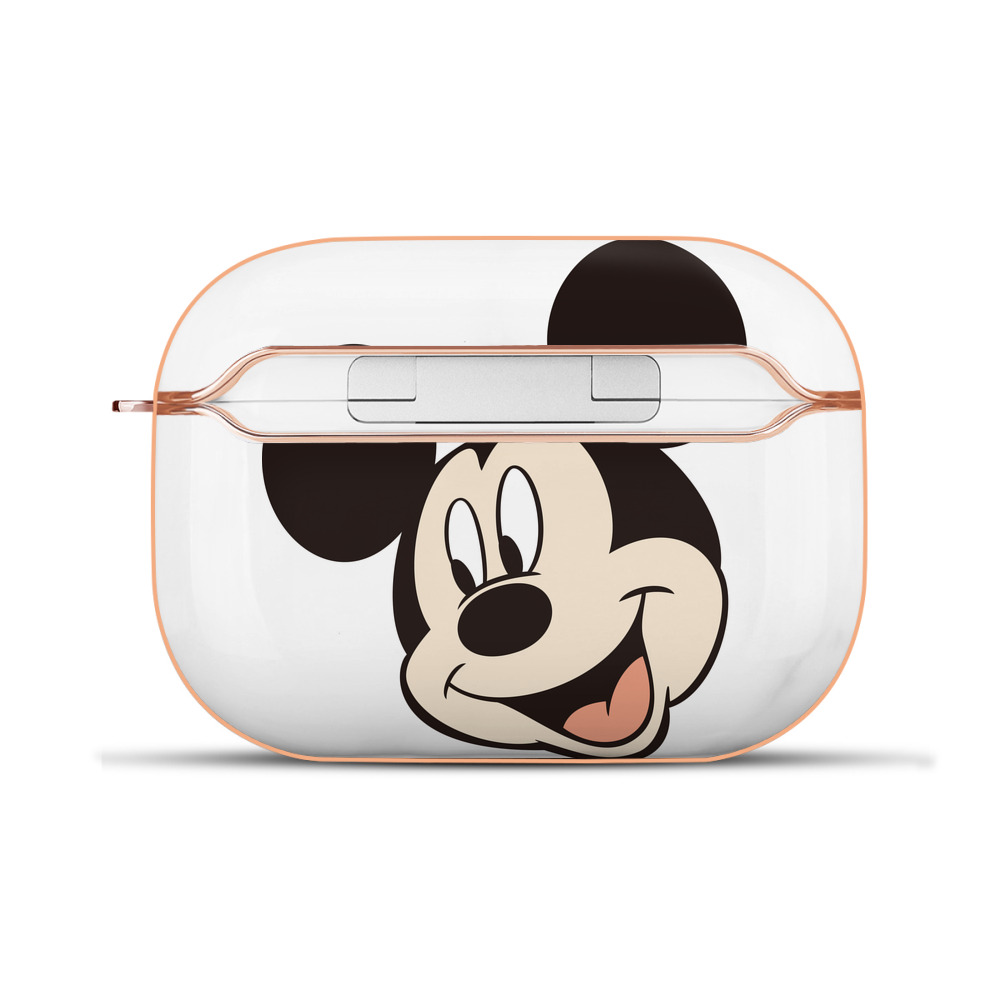 （画像用） ミッキーマウス Mickey Mouse 【AirPods Pro用】ハードシェル保護ケース｜耐衝撃・防指紋・カラビナ付き商品仕様
