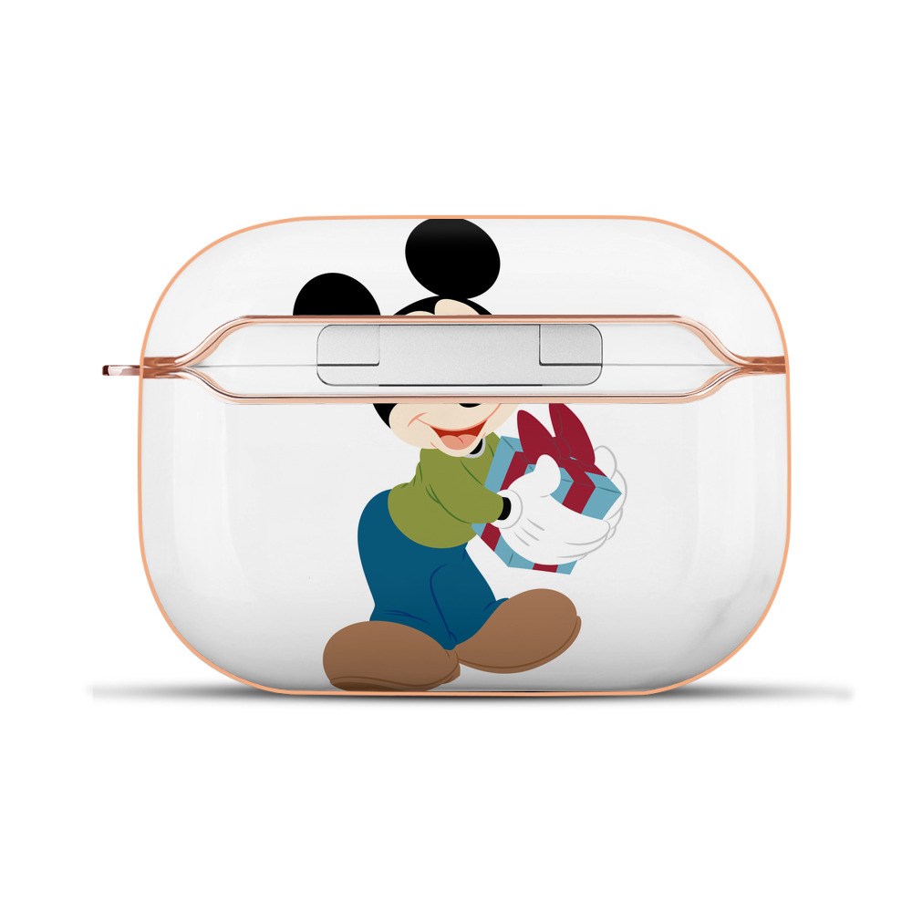 （画像用） ミッキーマウス Mickey Mouse 【AirPods Pro用】ハードシェル保護ケース｜耐衝撃・防指紋・カラビナ付き商品仕様