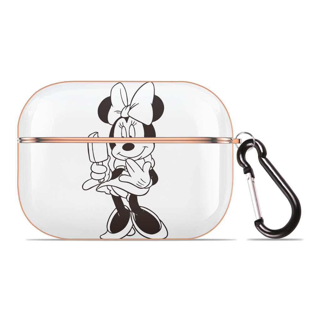 （画像用） ミッキーマウス Mickey Mouse 【AirPods Pro用】ハードシェル保護ケース｜耐衝撃・防指紋・カラビナ付き商品仕様
