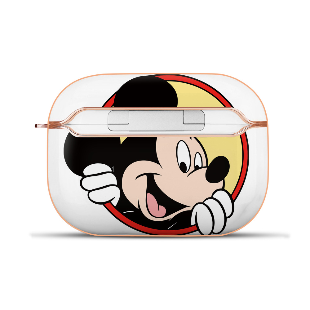 （画像用） ミッキーマウス Mickey Mouse 【AirPods Pro用】ハードシェル保護ケース｜耐衝撃・防指紋・カラビナ付き商品仕様