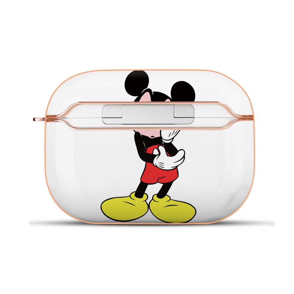 （画像用） ミッキーマウス Mickey Mouse 【AirPods Pro用】ハードシェル保護ケース｜耐衝撃・防指紋・カラビナ付き商品仕様