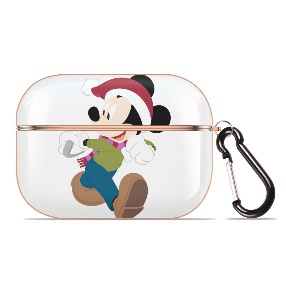 （画像用） ミッキーマウス Mickey Mouse 【AirPods Pro用】ハードシェル保護ケース｜耐衝撃・防指紋・カラビナ付き商品仕様