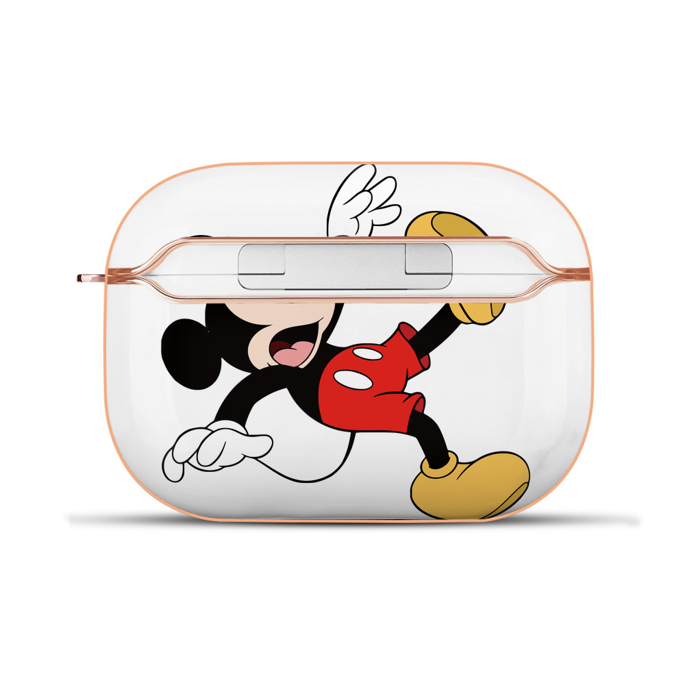 （画像用） ミッキーマウス Mickey Mouse 【AirPods Pro用】ハードシェル保護ケース｜耐衝撃・防指紋・カラビナ付き商品仕様