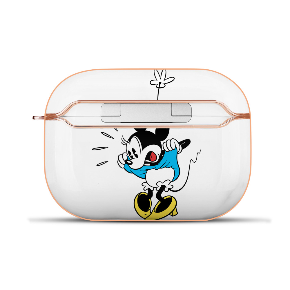 （画像用） ミッキーマウス Mickey Mouse 【AirPods Pro用】ハードシェル保護ケース｜耐衝撃・防指紋・カラビナ付き商品仕様