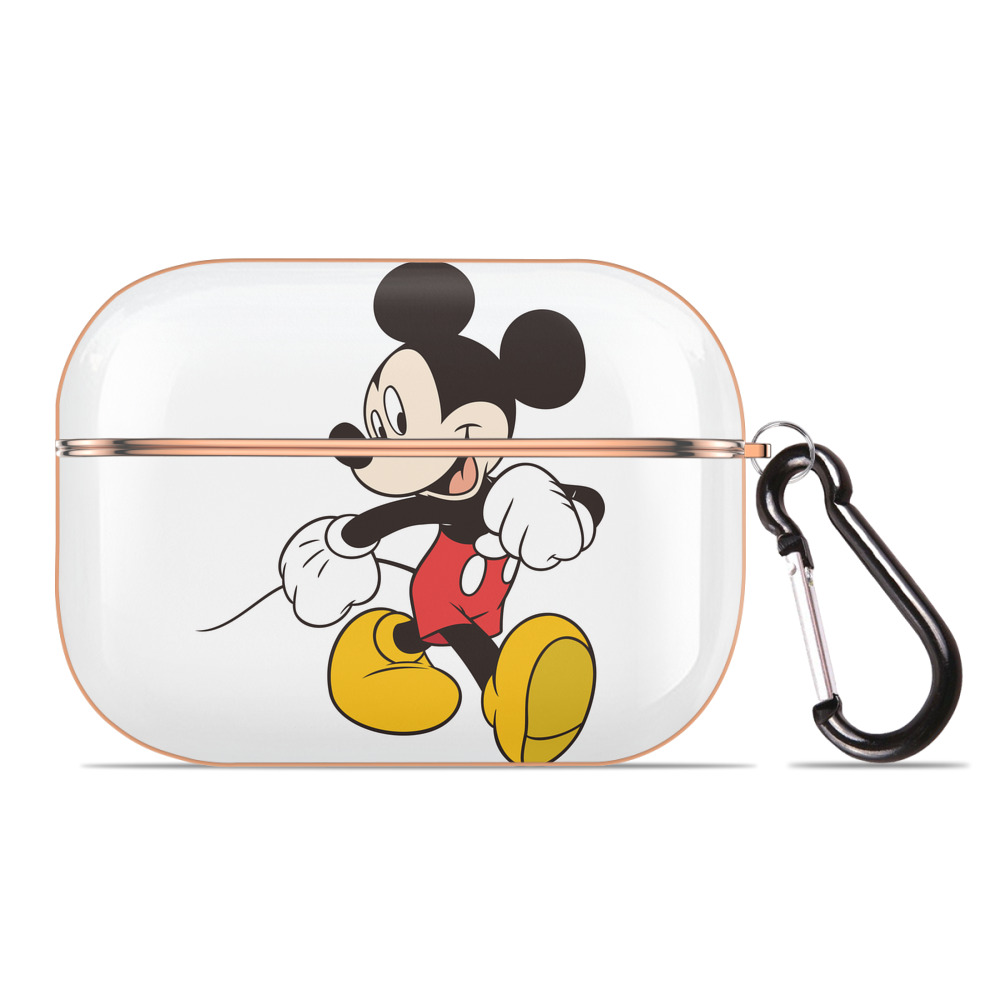 （画像用） ミッキーマウス Mickey Mouse 【AirPods Pro用】ハードシェル保護ケース｜耐衝撃・防指紋・カラビナ付き商品仕様