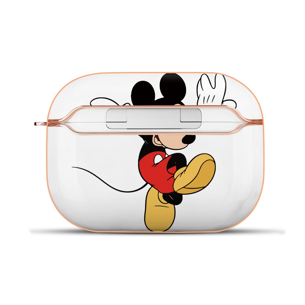 （画像用） ミッキーマウス Mickey Mouse 【AirPods Pro用】ハードシェル保護ケース｜耐衝撃・防指紋・カラビナ付き商品仕様